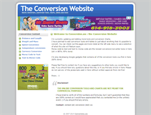 Tablet Screenshot of conversion.ws